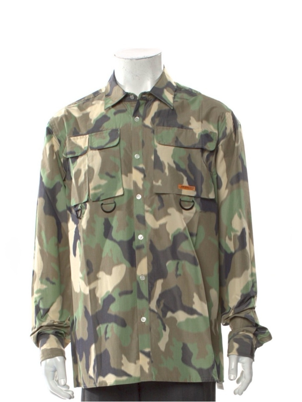 Mostly Heard Rarely Seen Men's Woodland Camo Field Shirt Jacket